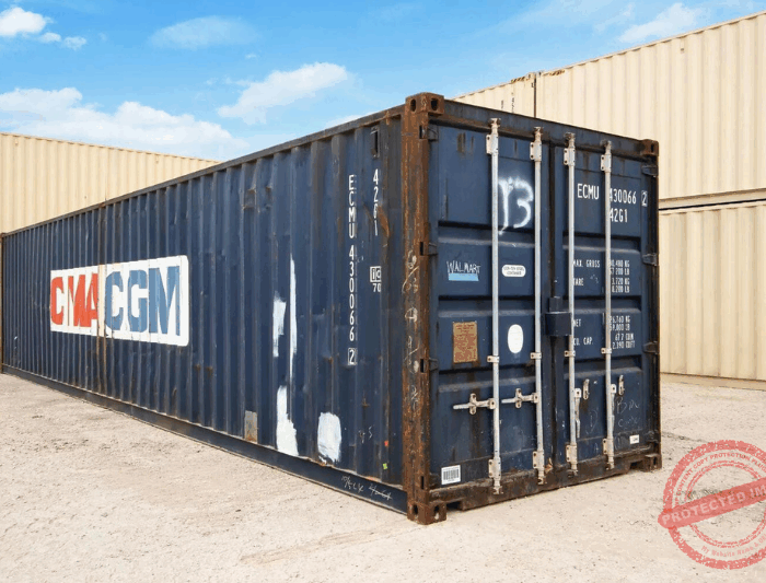 40′ Standard Wind and Watertight Shipping Container- Direct Ship
