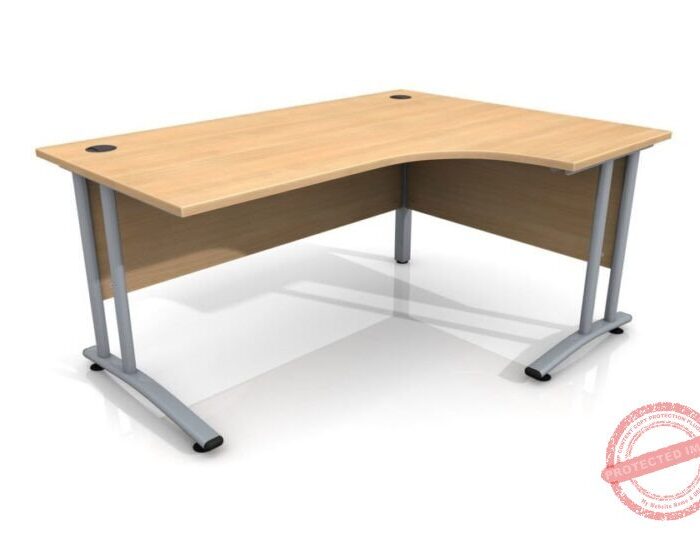 1600m Site Office Right Hand Curved Desk