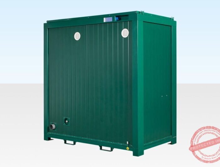 1+1 Double Mains Toilet 8Ft x 5Ft (Green)