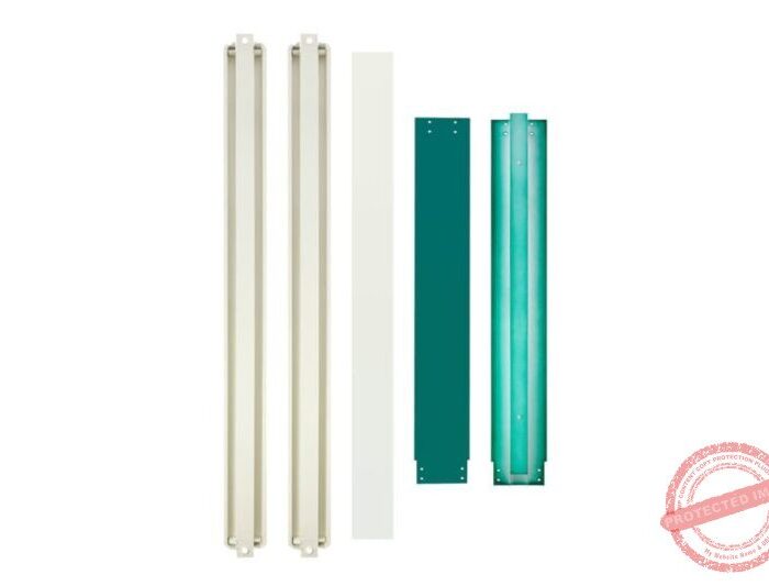 2.3m, 3.3m, 4.3m Flat Pack Office Linking Kit (Green)