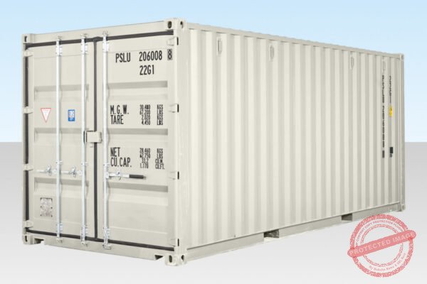 20Ft Shipping Container (One Trip) – White