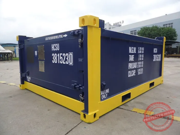 10ft DNV 2.7-1 Half Height Open Top Containers