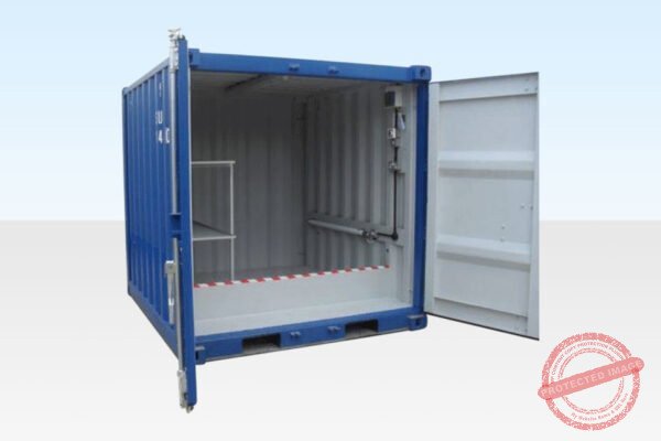 8Ft X 8Ft Raised Bunded Store