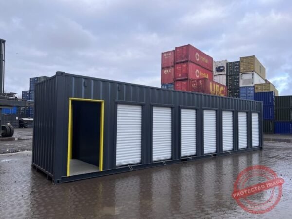 40ft High Cube Multi-Store Container – 7-Bay Self Storage Unit - RS ...
