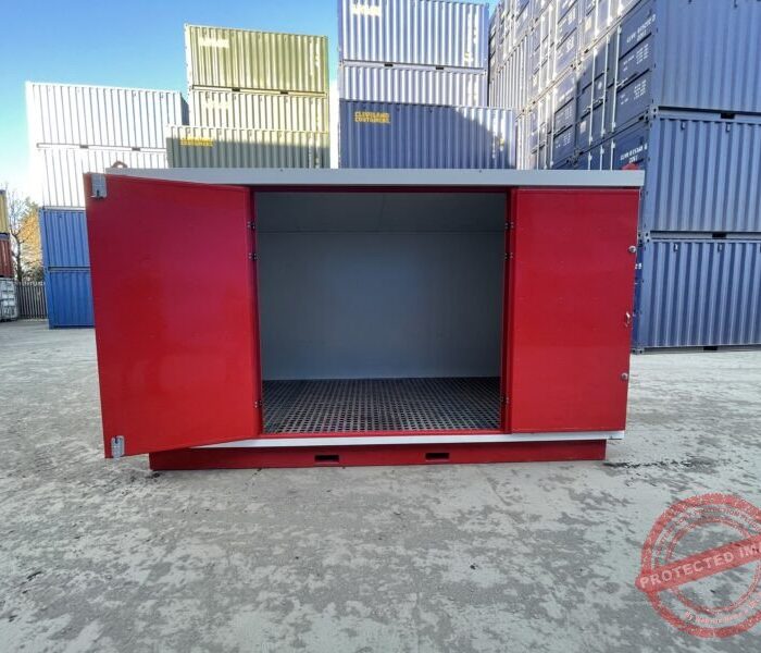 4m x 2m Insulated COSHH Flat Pack Storage Unit