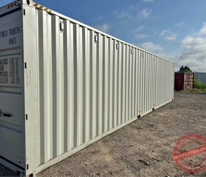 40ft One Trip High Cube Shipping Container – Double Doors, Lockbox, & Easy-Open Handles!