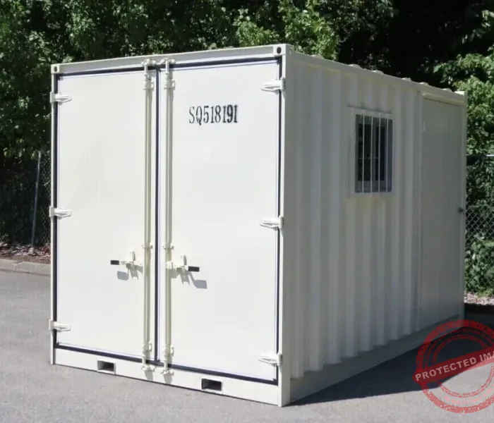 NEW 12ft Shipping Storage Container w/Side Door+Window