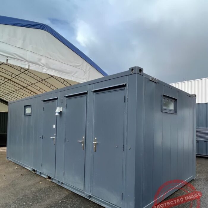 Toilet Block + Shower Unit (24Ft x 9 Ft) | Separate Shower Room | Portable Building