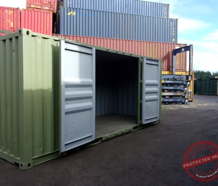 20′ USED Storage Container with Side Doors.