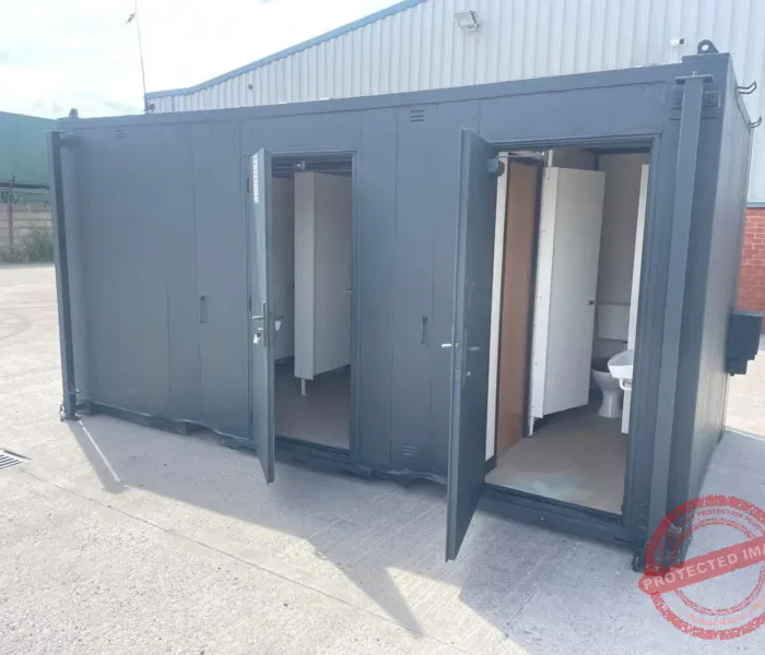 Anti vandal portable 3 plus 1 toilet unit in bury – Best service guaranteed