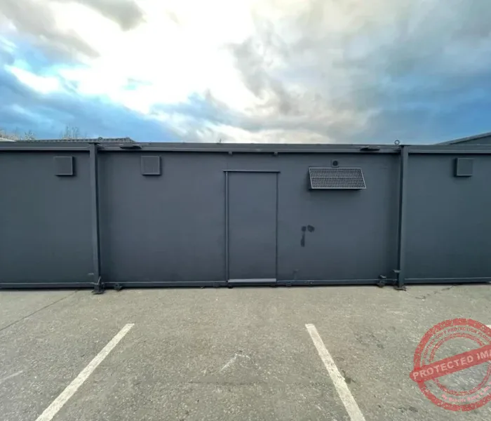 TOILET/OFFICE A/V CONTAINER 32FT X 10FT – SOLD AS SEEN