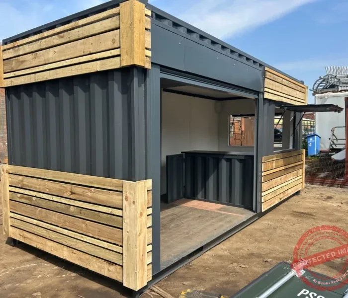 20ft x 8ft Shipping Container – Street Food/Coffee Shop/Food Kiosk