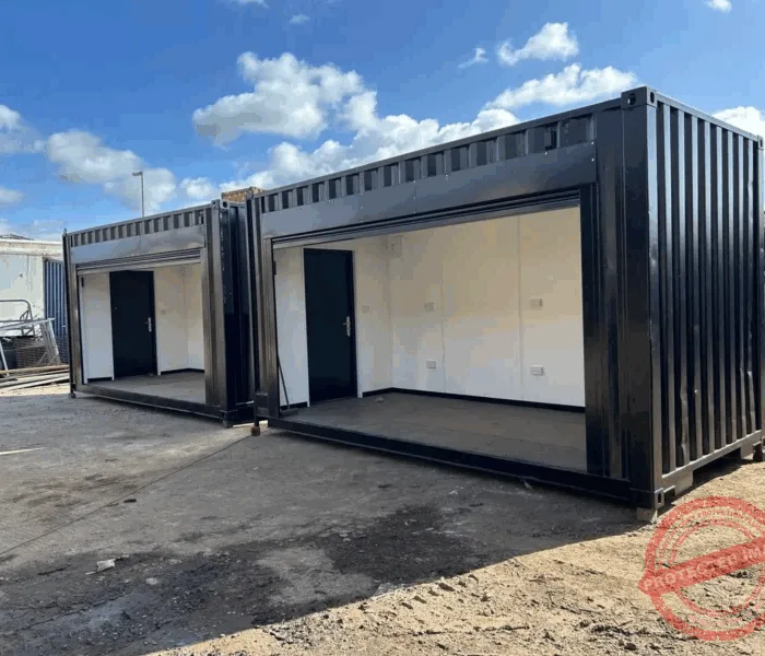 Roll Up Door Shipping Container -Street Food Coffee Shop Bar – Nationwide Delivery