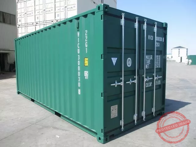 Green 20 ft Shipping Containers