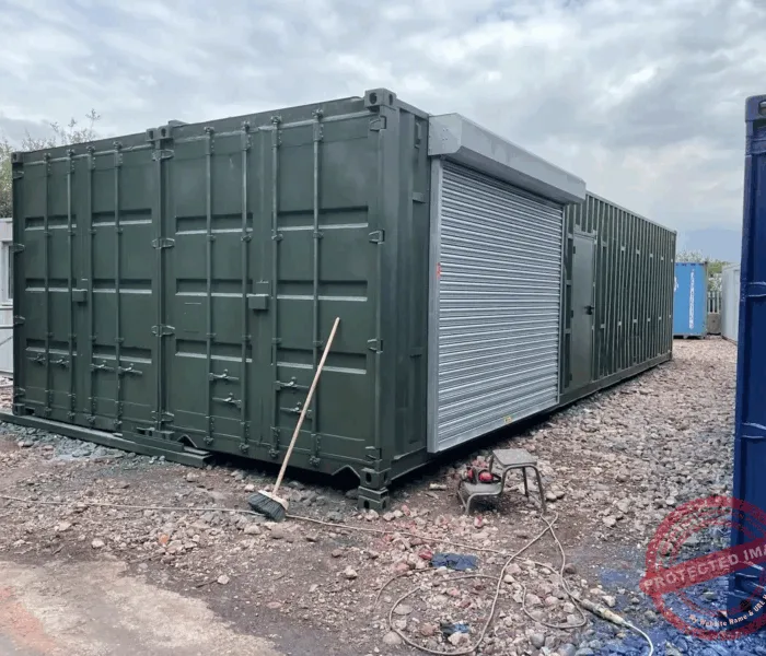 40 x 16 Linked Container Workshop.. Strengthened Optional anti condensation.