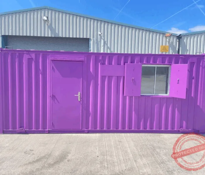 PORTABLE 20FT X 8FT OFFICE ANTI VANDAL CONTAINER