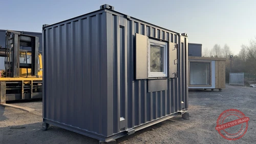 12x8ft Site Office / Portable Building / Site Cabin / Gate House