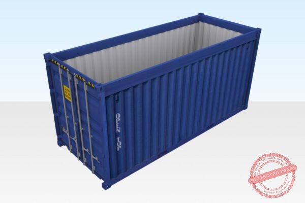 20Ft X 8Ft Used Shipping Container Open Top